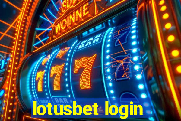 lotusbet login